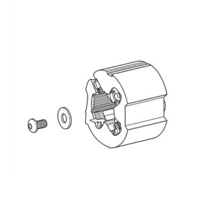 Rueda para tubo de 38 mm