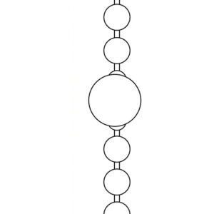 Bola tope cadena enrollable