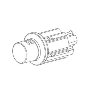 Conjunto patín terminal ø 40 guía cable/varilla
