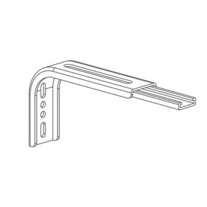 Escuadra reforzada con prolongador de 14 a 23 cm