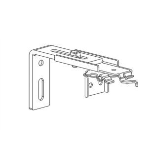 Escuadra con prolongador de 6 a 9,5 cm