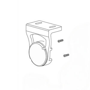 Conjunto soporte lado punta sin guía