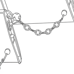 Cadena distanciadora plástica